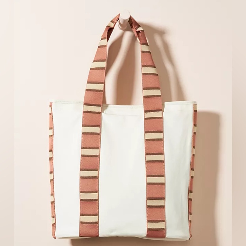 Anthropologie Webb Canvas Tote